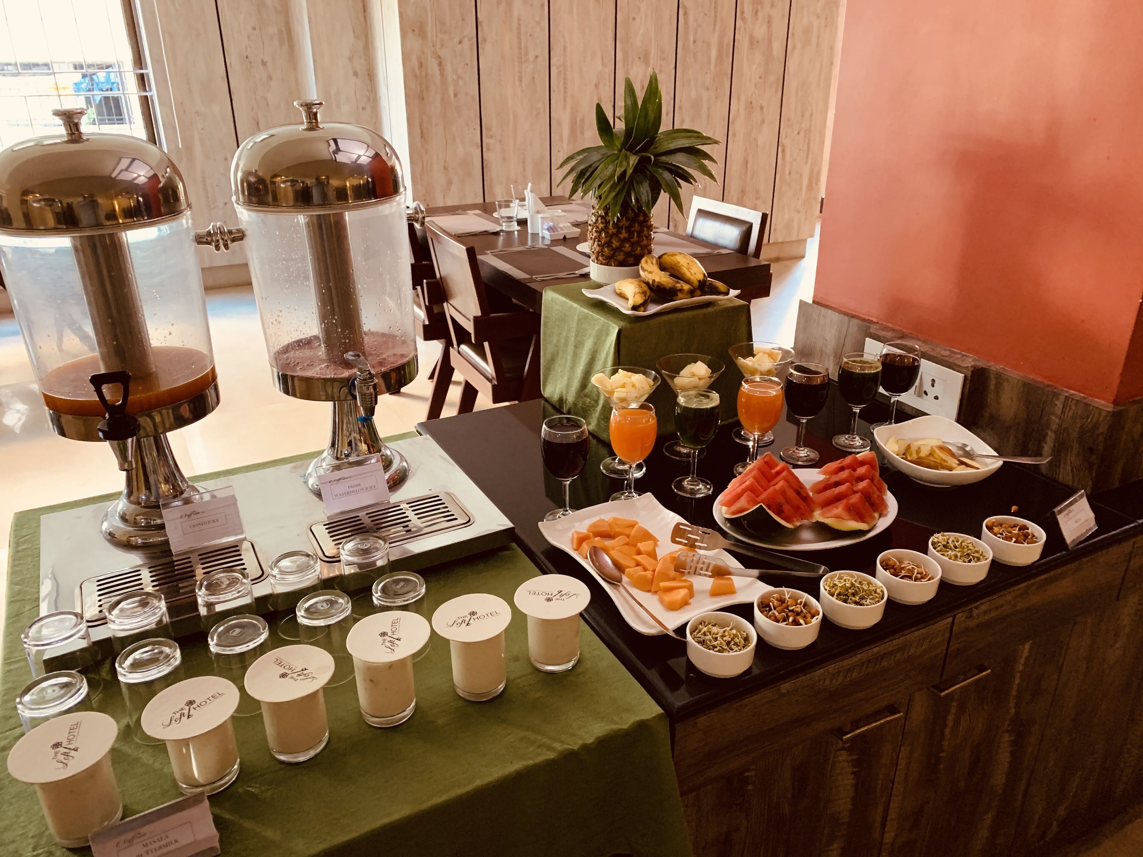 daily buffet breakfast (inr 300 per person)