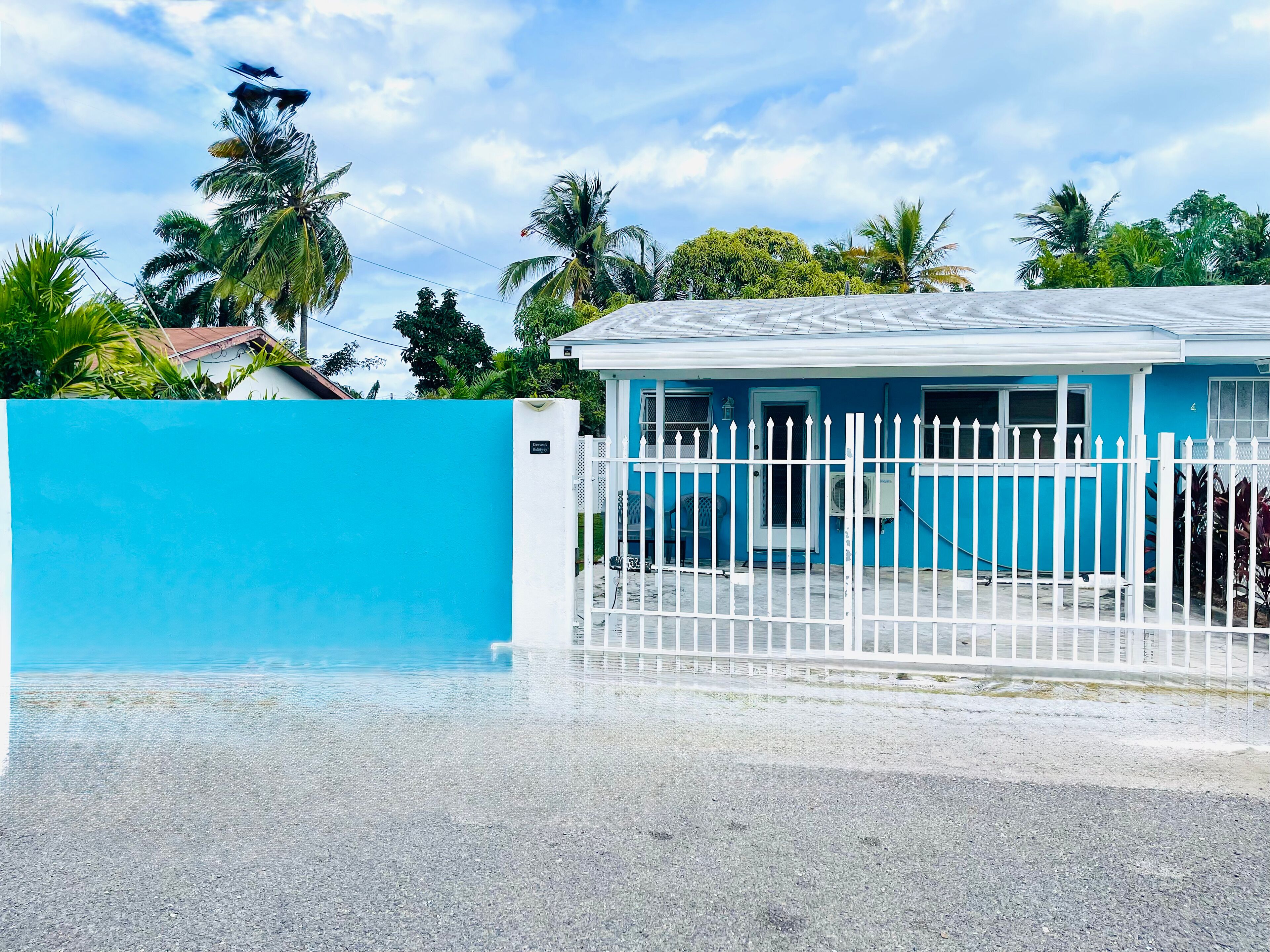 Voorkant van accommodatie