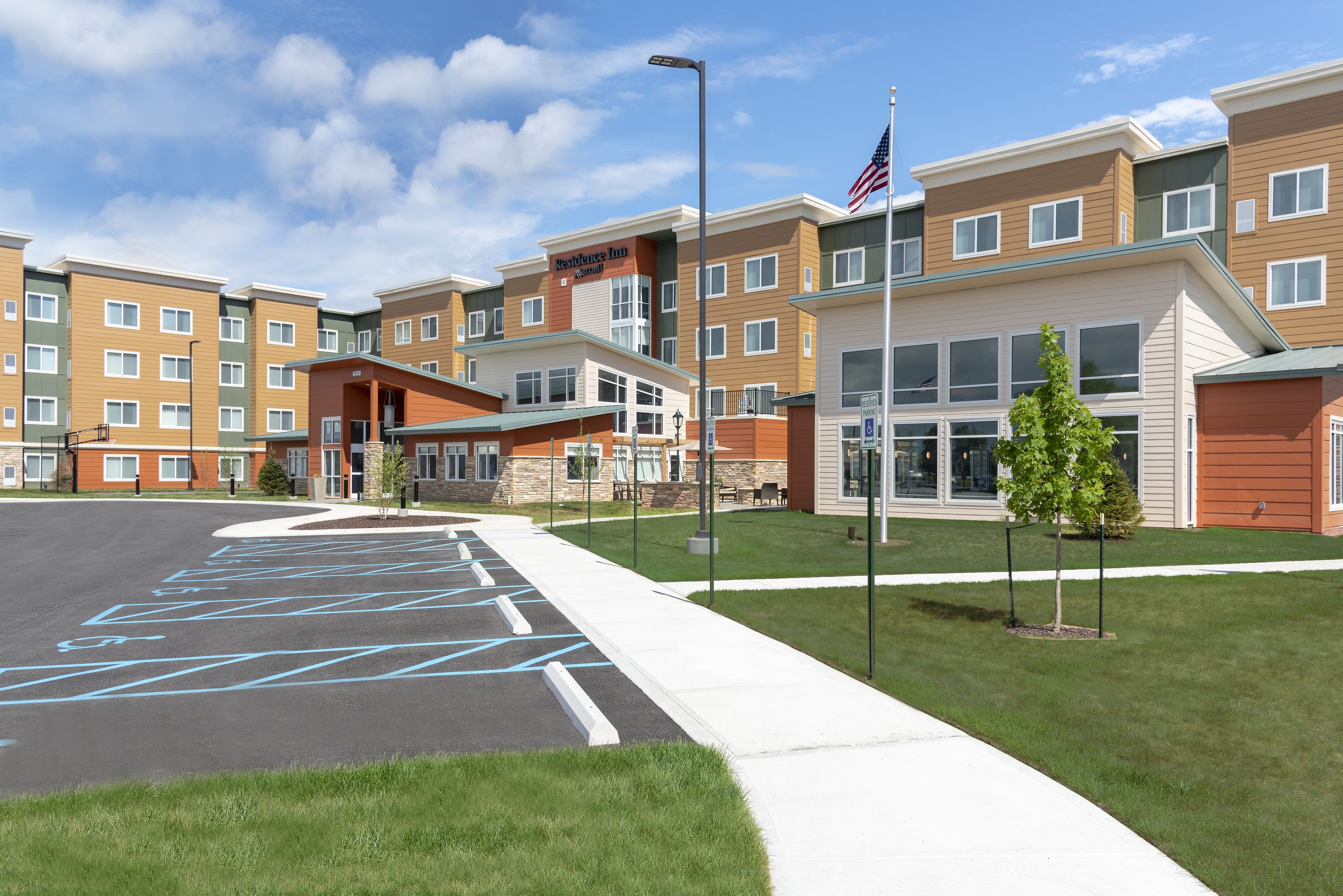 Façade de l’hébergement