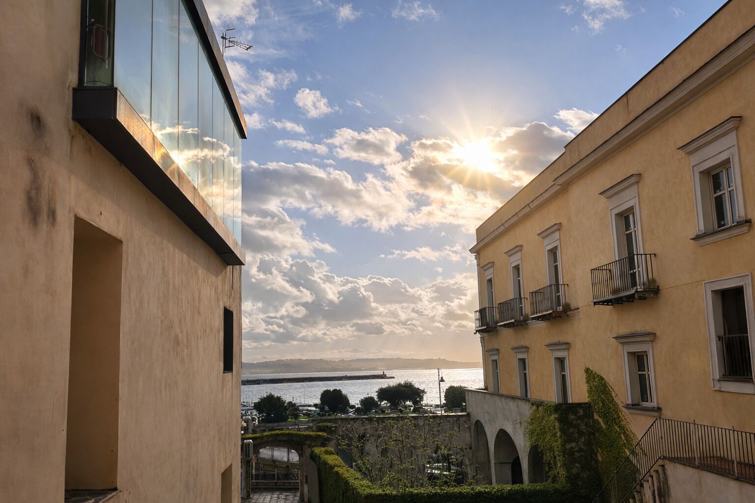 Luxe vierpersoonskamer | Uitzicht vanaf balkon