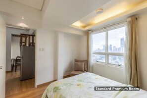 Premium kamer (Standard) | Geluiddichte muren, extra bedden, beddengoed, rolstoeltoegankelijk