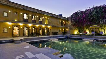 Front of property - evening/night