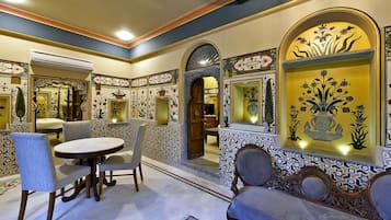 Raj Mahal Two Bedroom Suite | Living area | TV