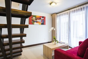 Deluxe Room, 1 Double Bed | Living area | LCD TV - Legian Village Residence (Legian)