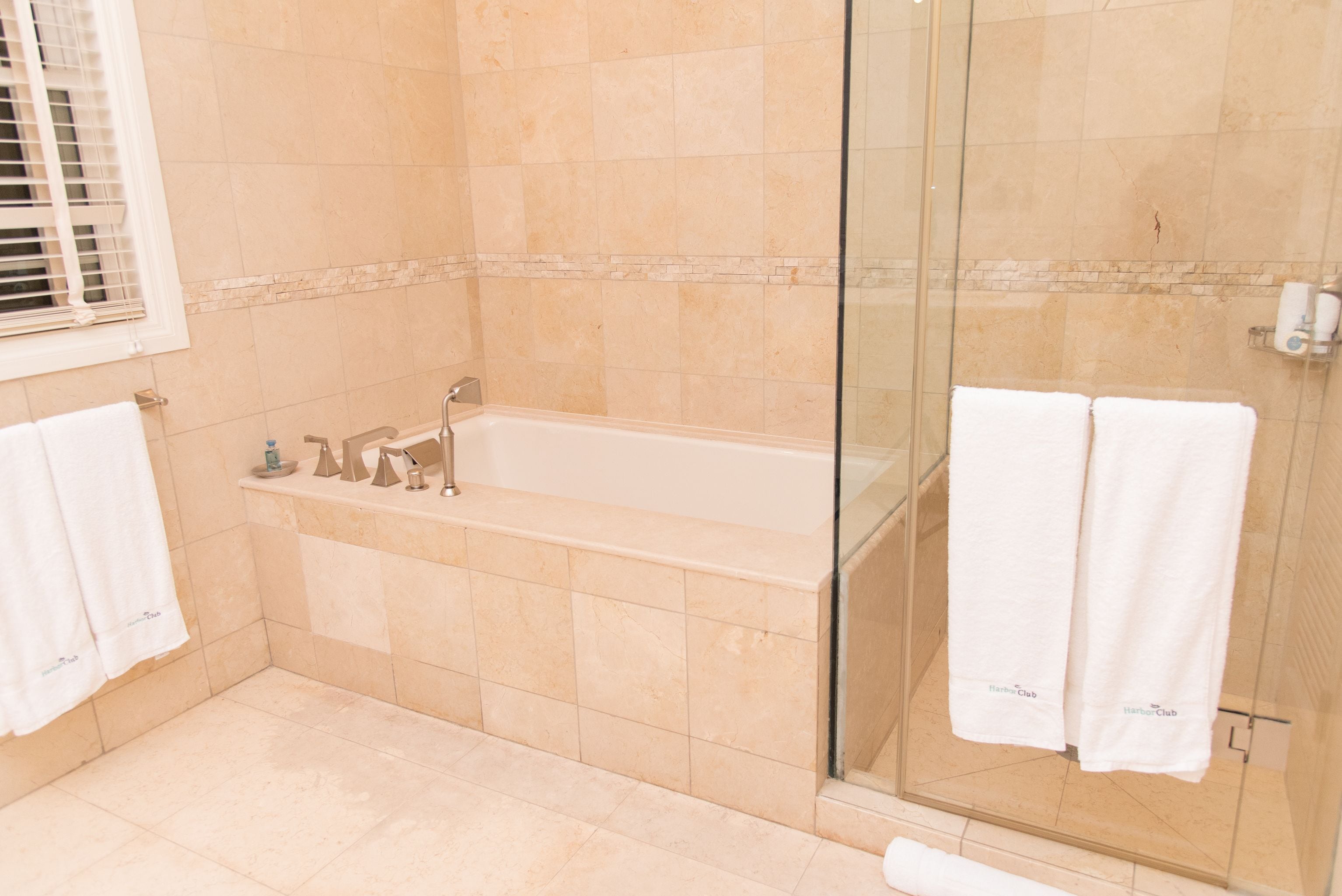 free toiletries, hair dryer, bathrobes, towels