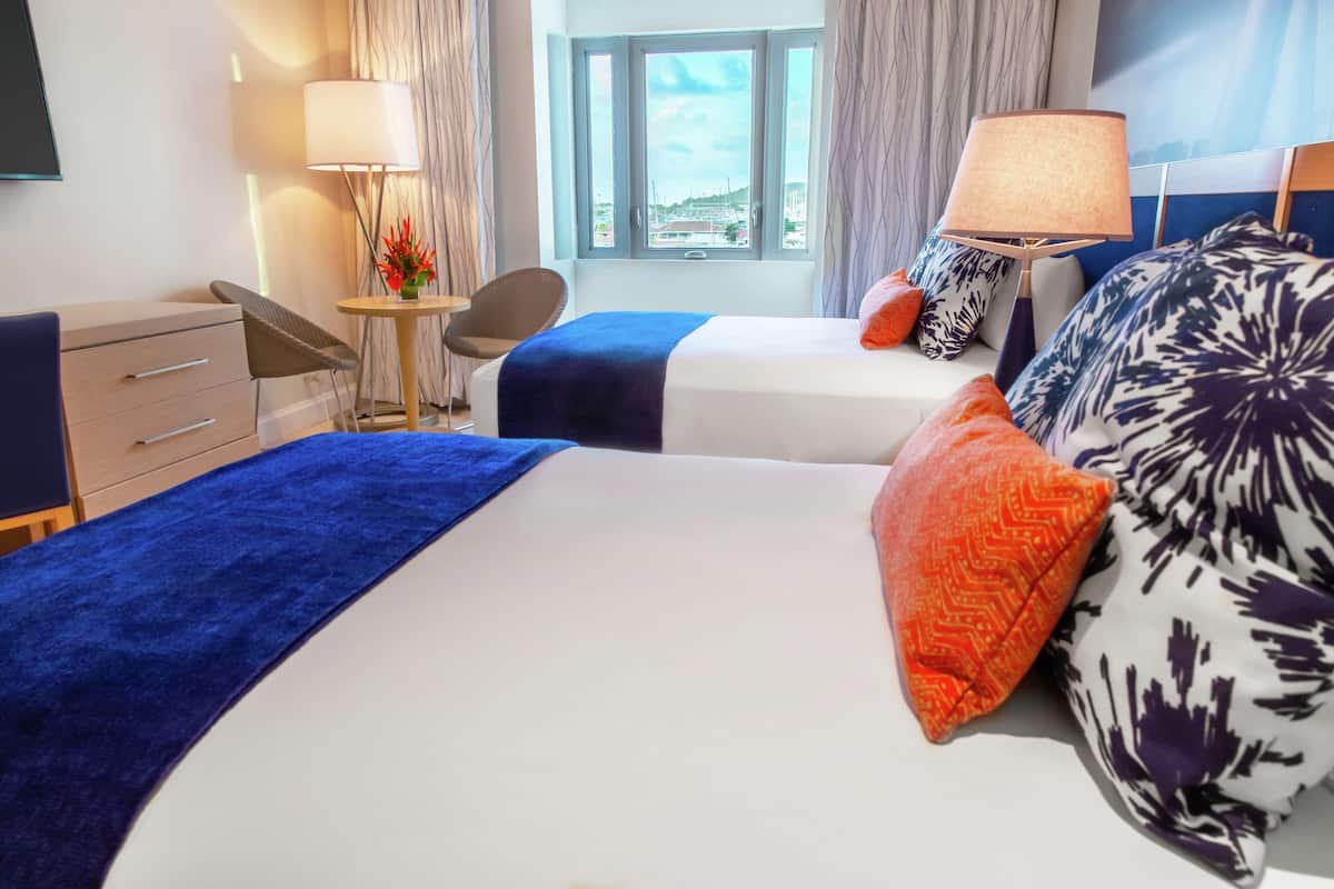 Room, 2 Double Beds, Marina View