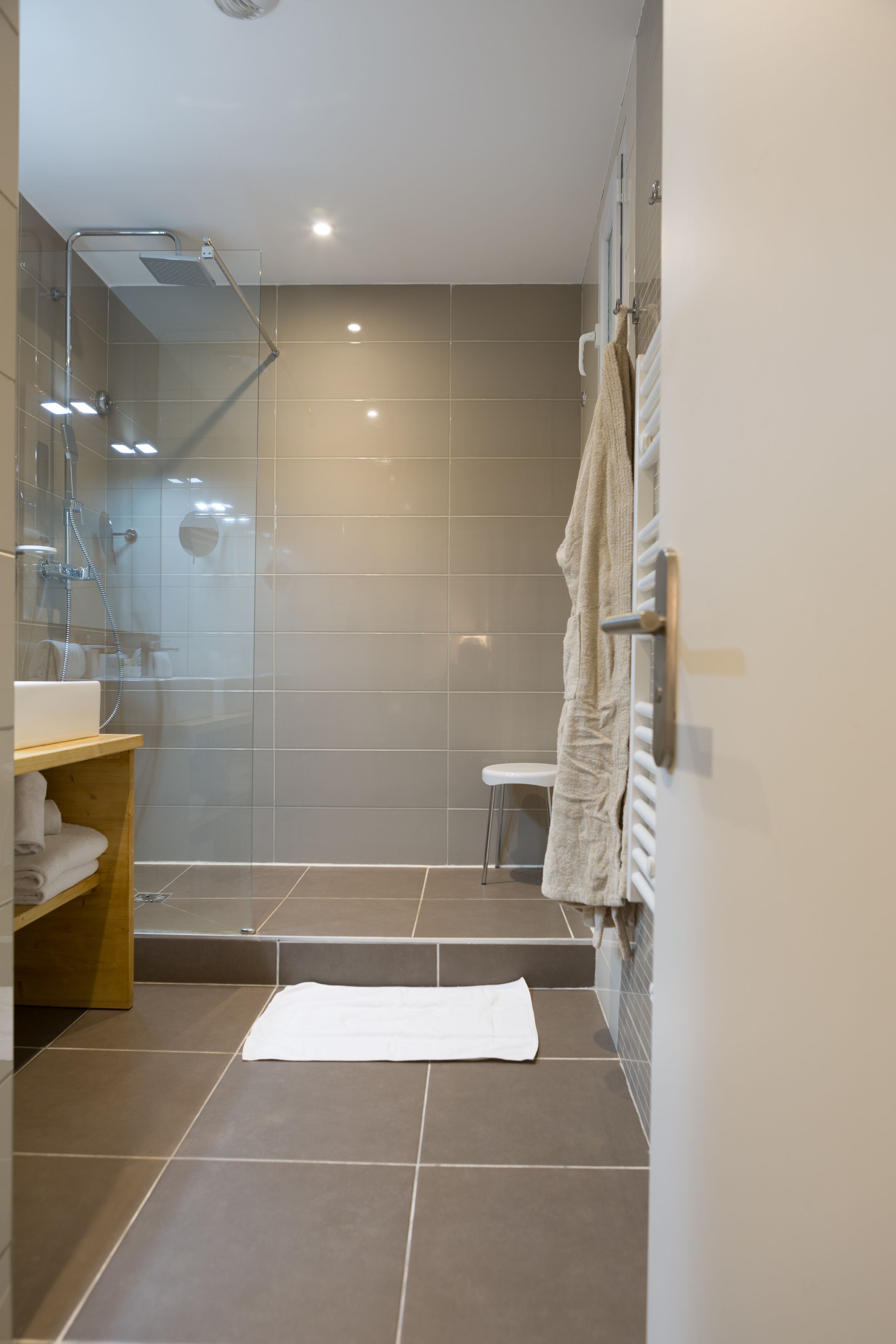 free toiletries, hair dryer, towels