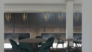 2 restauranter; serverer morgenmad