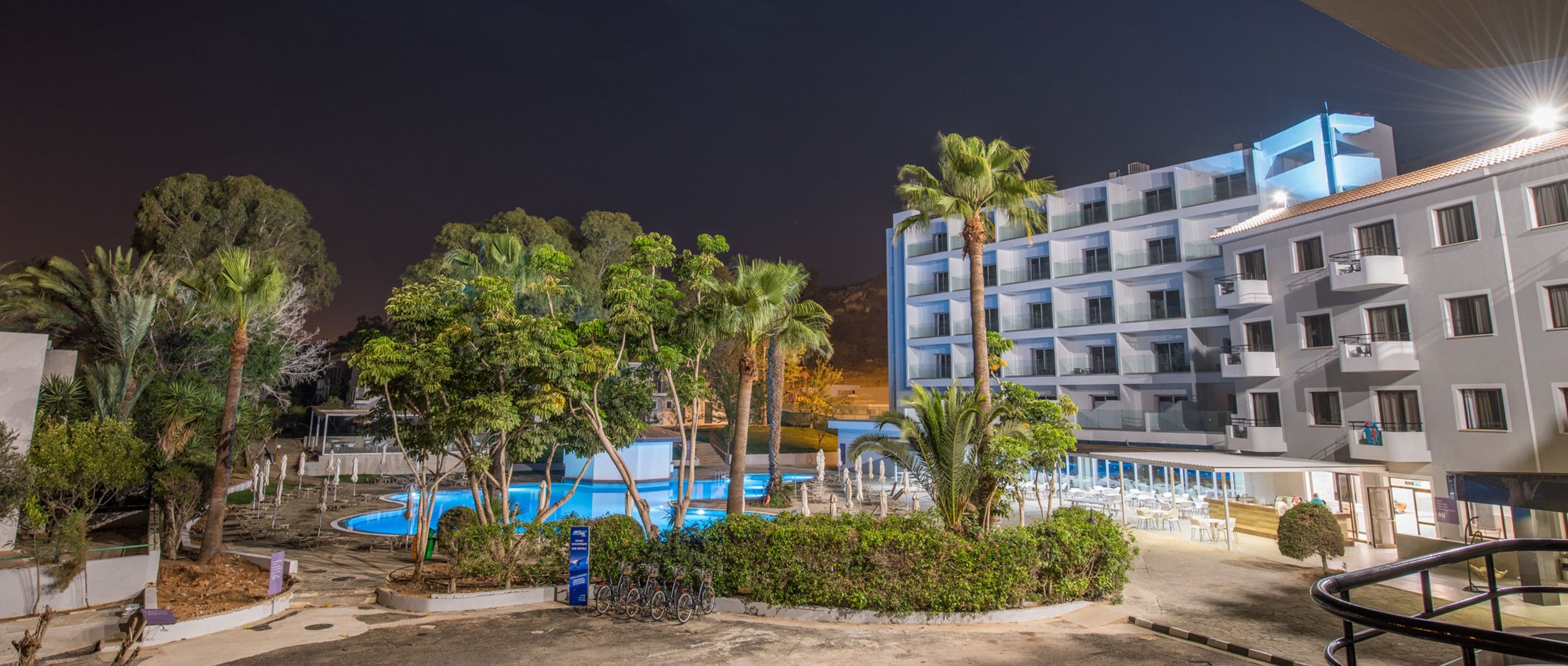 front of property – evening/night