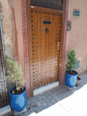 Entrada de la propiedad
