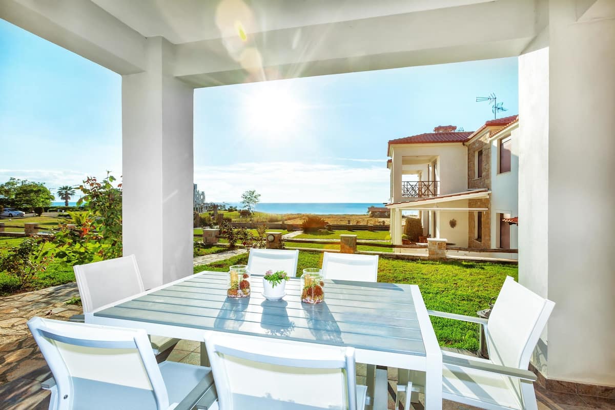 Deluxe Villa, 4 Bedrooms, Sea View | Porch