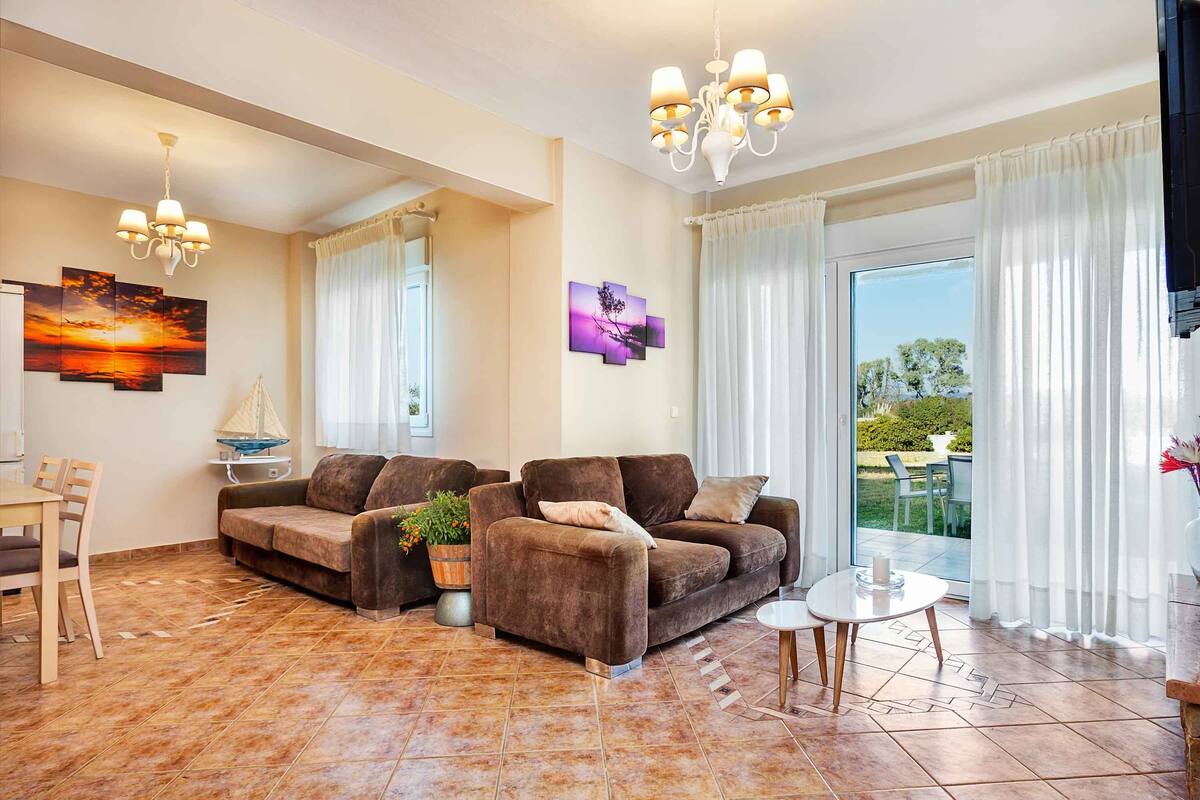 Vila Premium, 3 kamar tidur | Ruang keluarga | TV layar datar dan perapian