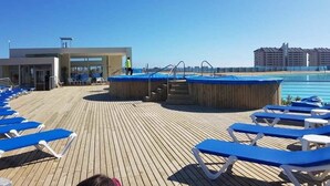 Seasonal outdoor pool - Depto Algarrobo Laguna Bahía 1034 (Algarrobo)
