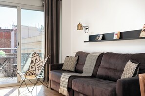 Appartement, 2 chambres, balcon (4 people) | Coin séjour
