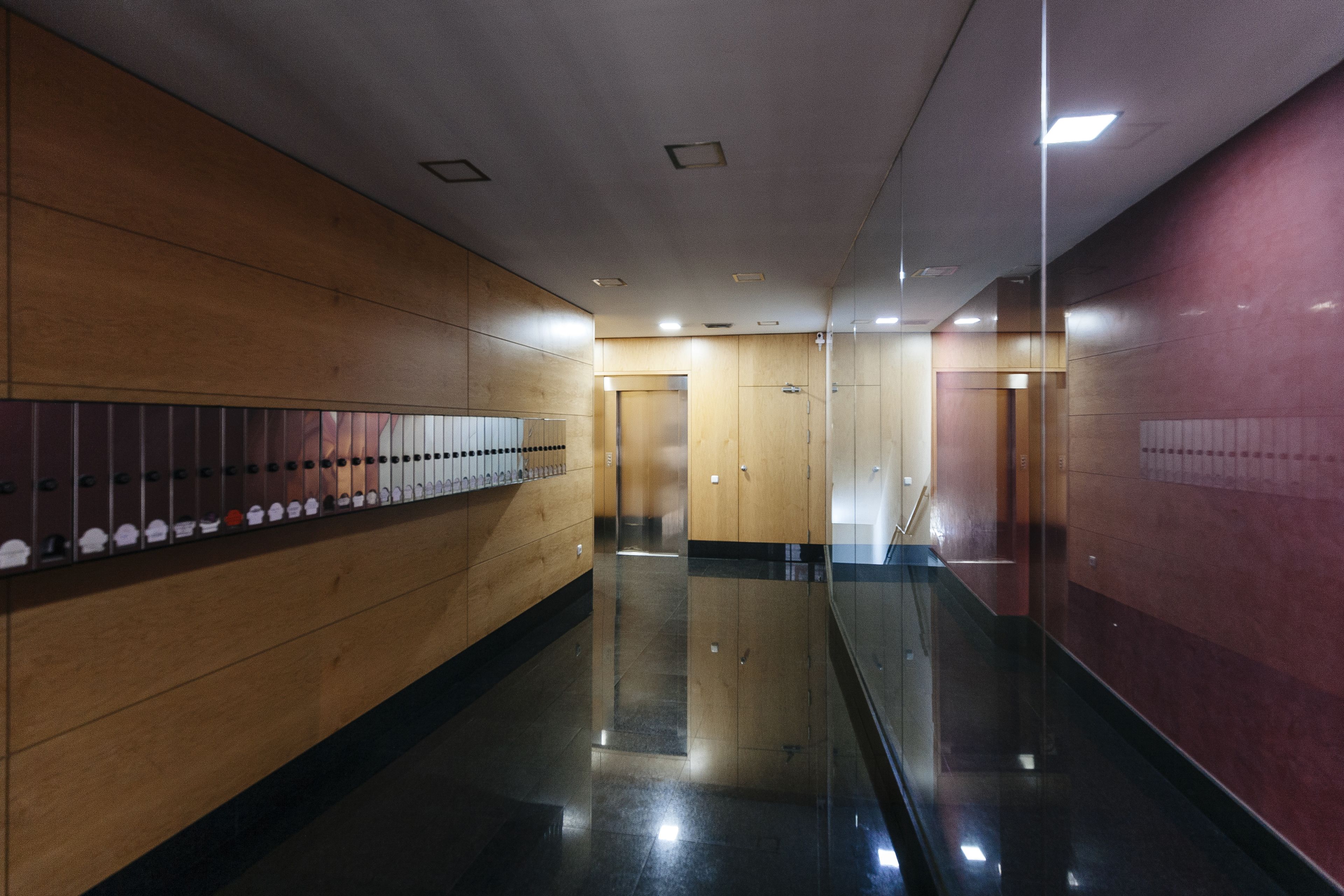 Interior entrance