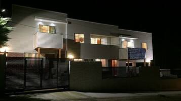 Front of property – evening/night