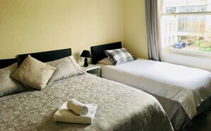 Free WiFi, bed sheets