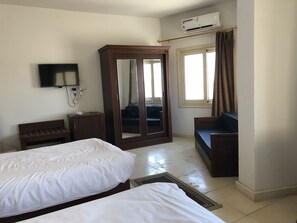 Chambre Double Exécutive, accessible aux personnes à mobilité réduite, vue jardin