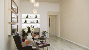 Coin salon dans le hall