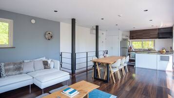 Panoramic House, 2 Bedrooms | Living area | Heated floors
