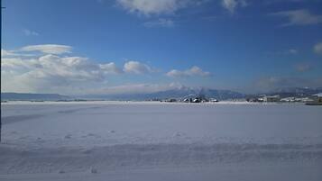 Dreibettzimmer, Nichtraucher, Blick auf die Anlage | Ausblick vom Zimmer
