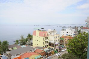 Vista a la playa o el mar