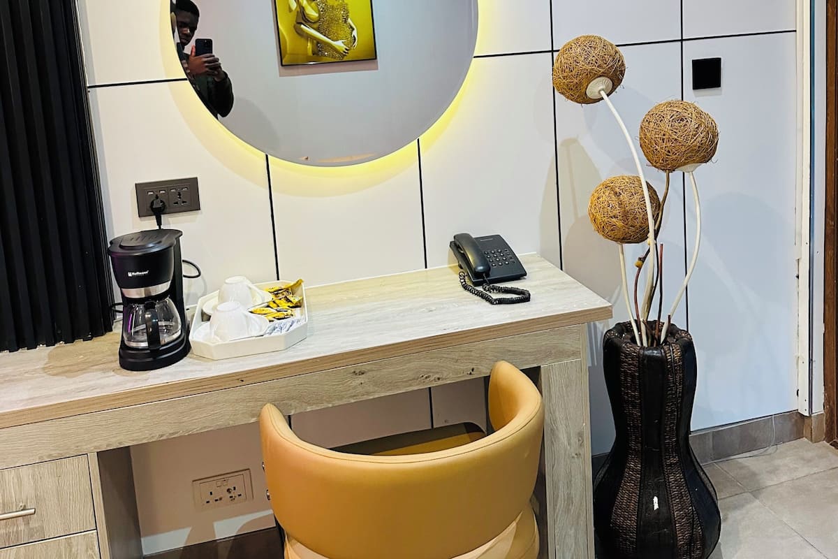 Standard Double Room | Individually furnished, desk, laptop workspace, blackout drapes