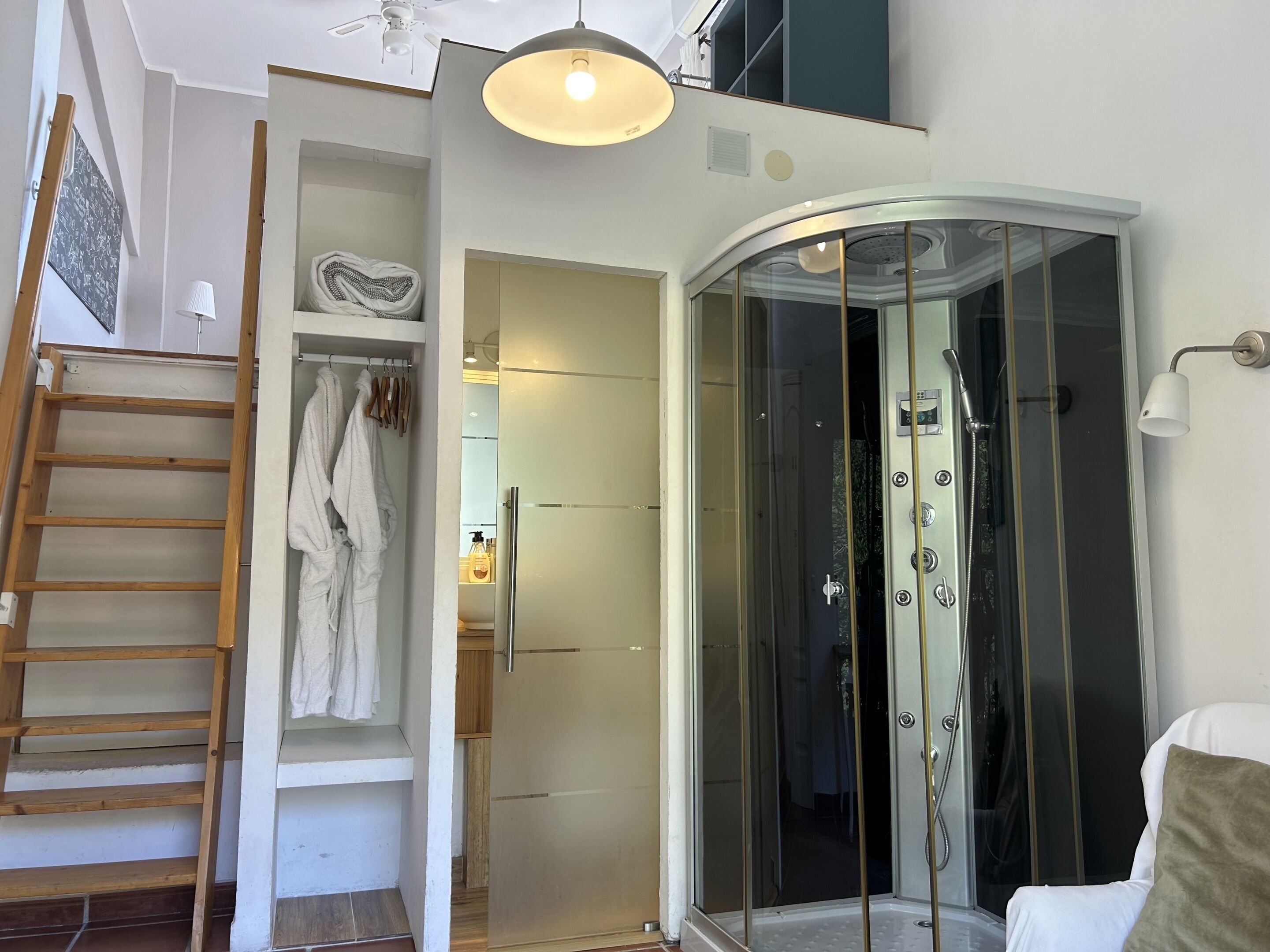 Panoramic Double Room, Private Bathroom, Partial Sea View (Loft)