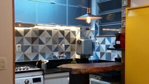 Comfort Studio, 1 Bedroom, Kitchenette, Courtyard View | Private kitchen - Copa1355 (Rio de Janeiro)