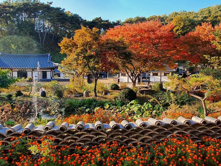 Quarto tradicional (Yonghojung) | Vista para o jardim
