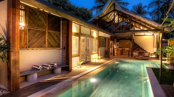Deluxe Villa, 2 Bedrooms, Private Pool | 1 bedroom, premium bedding, down comforters, in-room safe
