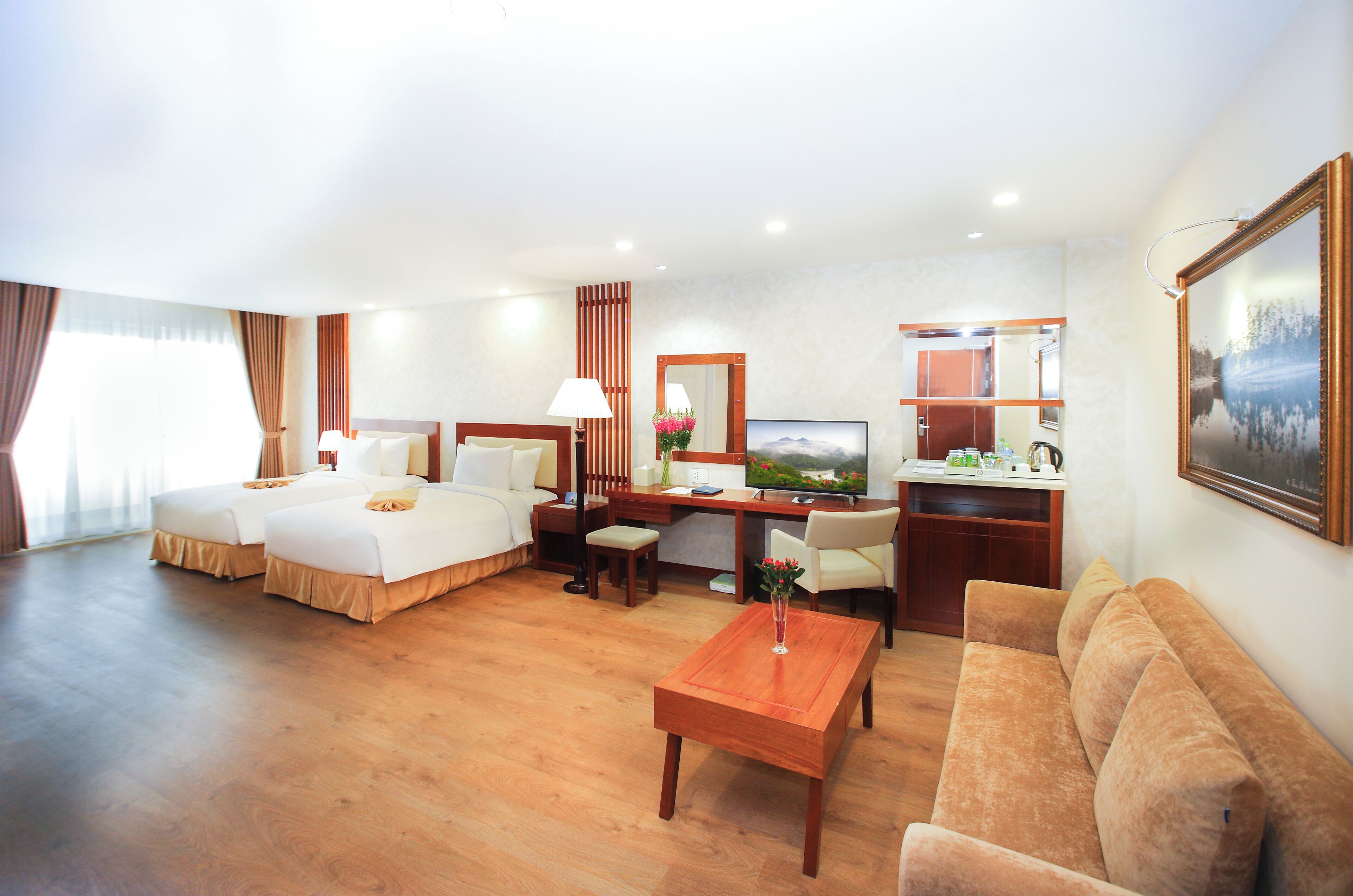 Camera Deluxe con 2 letti singoli | Vista città