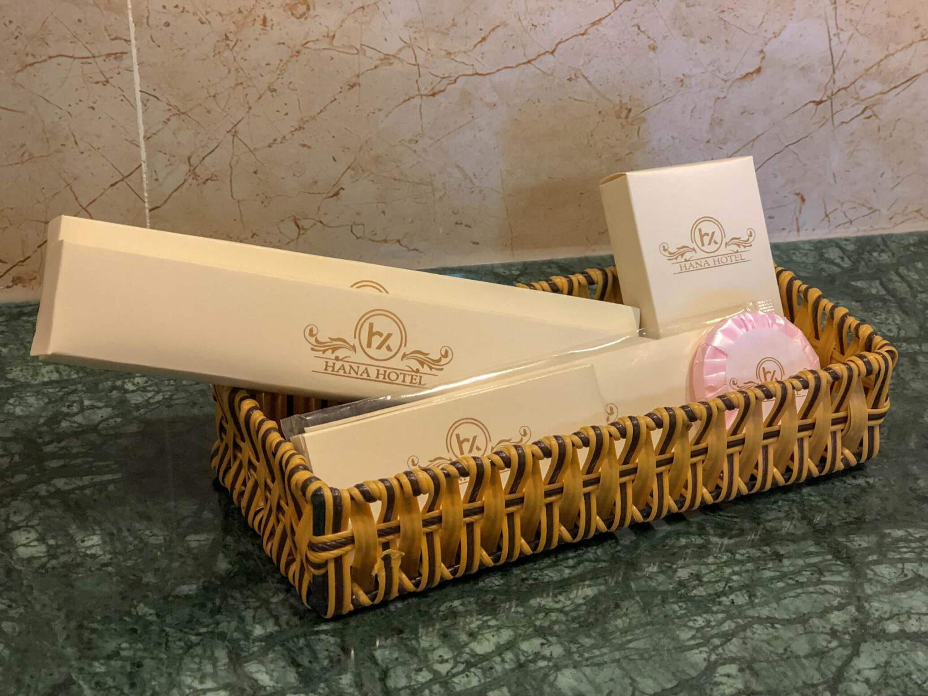 shower, free toiletries, hair dryer, slippers