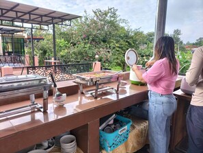 Breakfast buffet