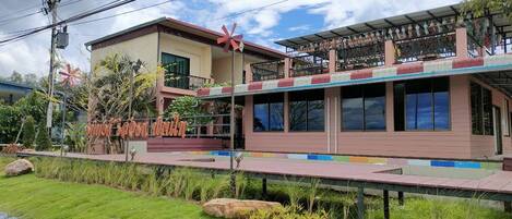 Façade de l’hébergement