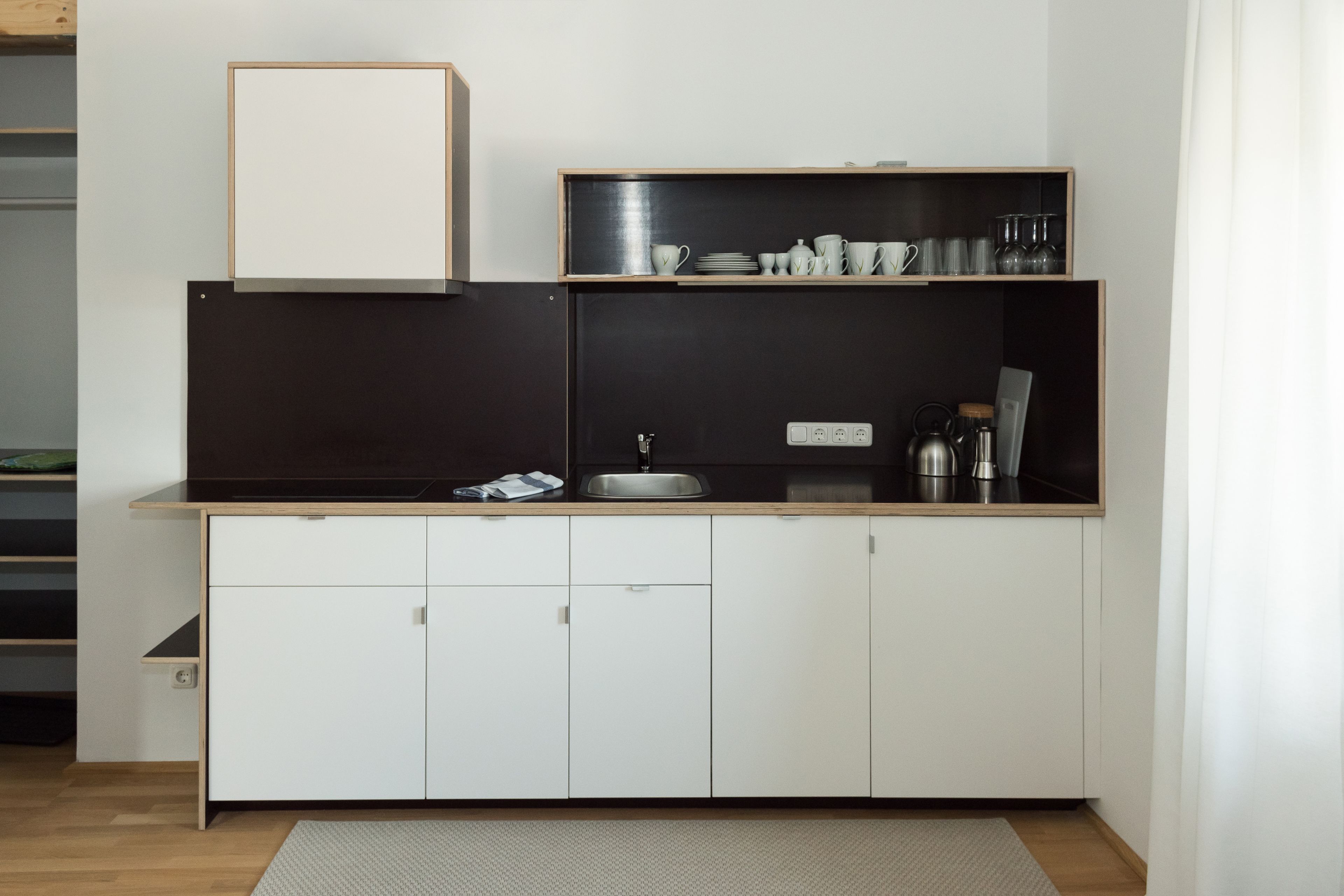 Familienapartment, 1 Queen-Bett, Bergblick, Bergseite | Eigene Kochnische