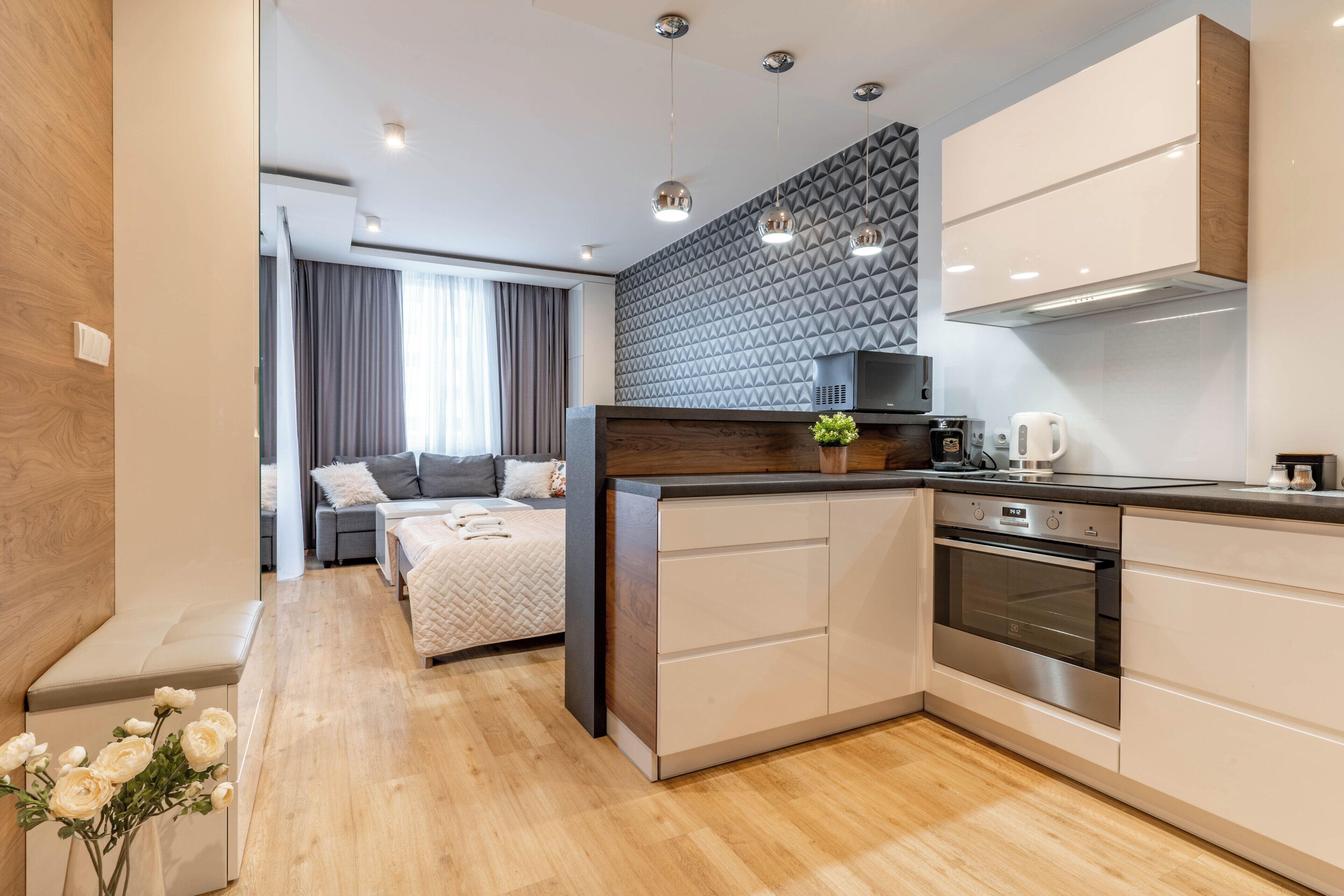 Leilighet (10) | Eget kjøkken | Kjøleskap, mikrobølgeovn, ovn og kokeplater