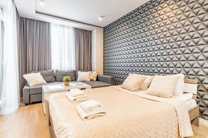 Apartamento | Decoración individual, mobiliario individual, cortinas opacas