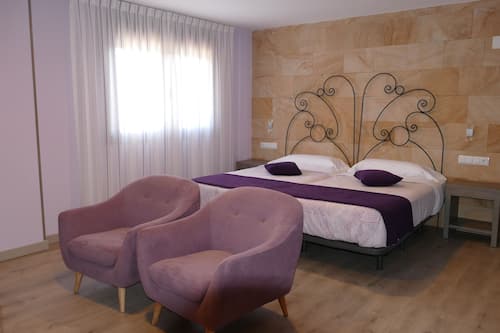 Down duvets, memory-foam beds, in-room safe, individually decorated