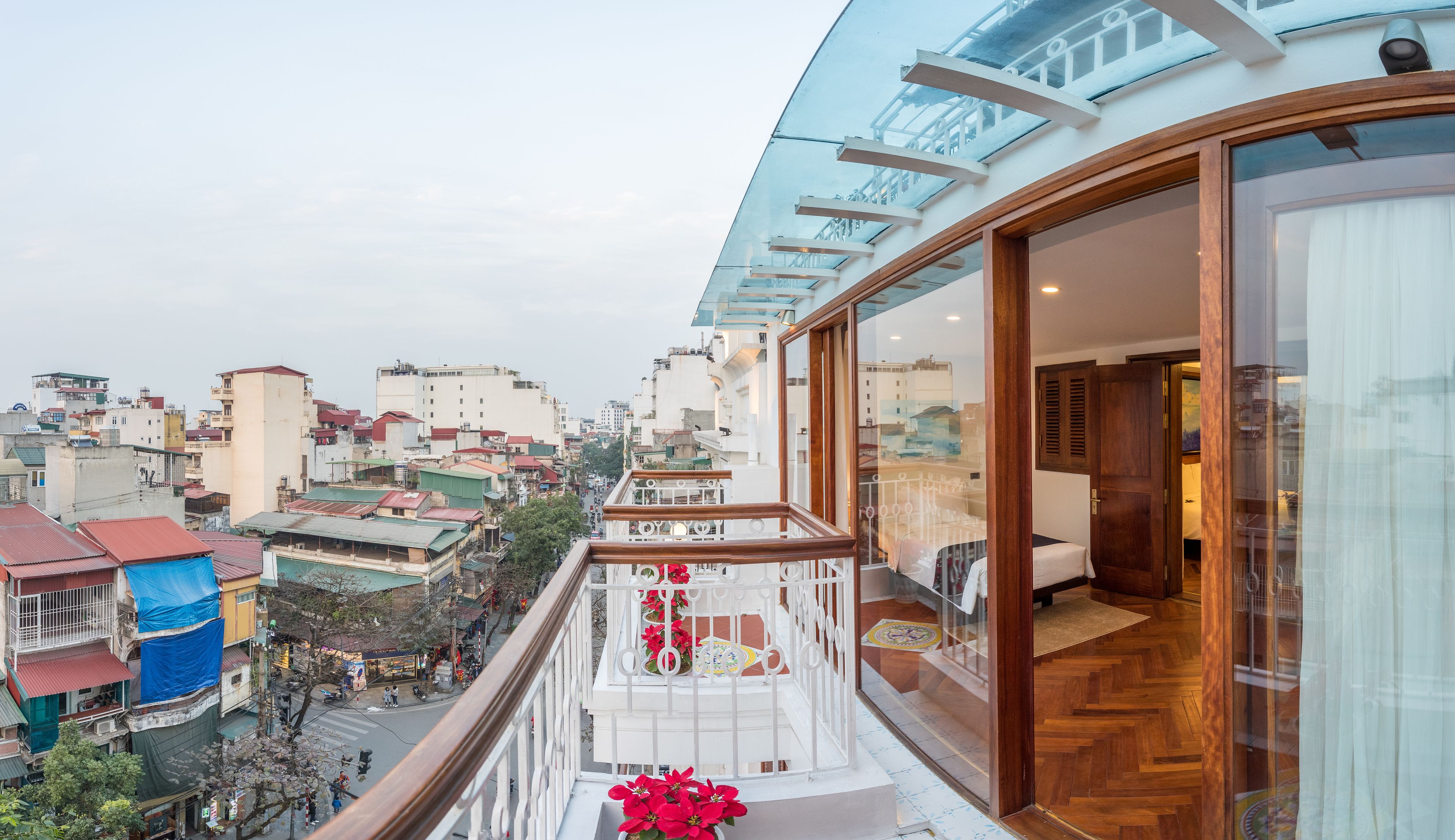 family suite, 2 bedrooms, balcony, city view | view from room