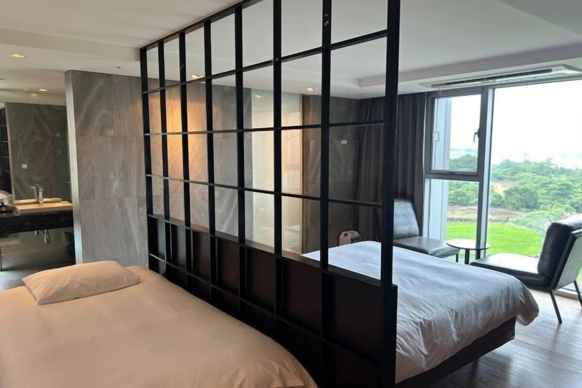 2 chambres, chambres insonorisées, Wi-Fi gratuit, draps fournis