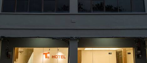 Front of property – evening/night