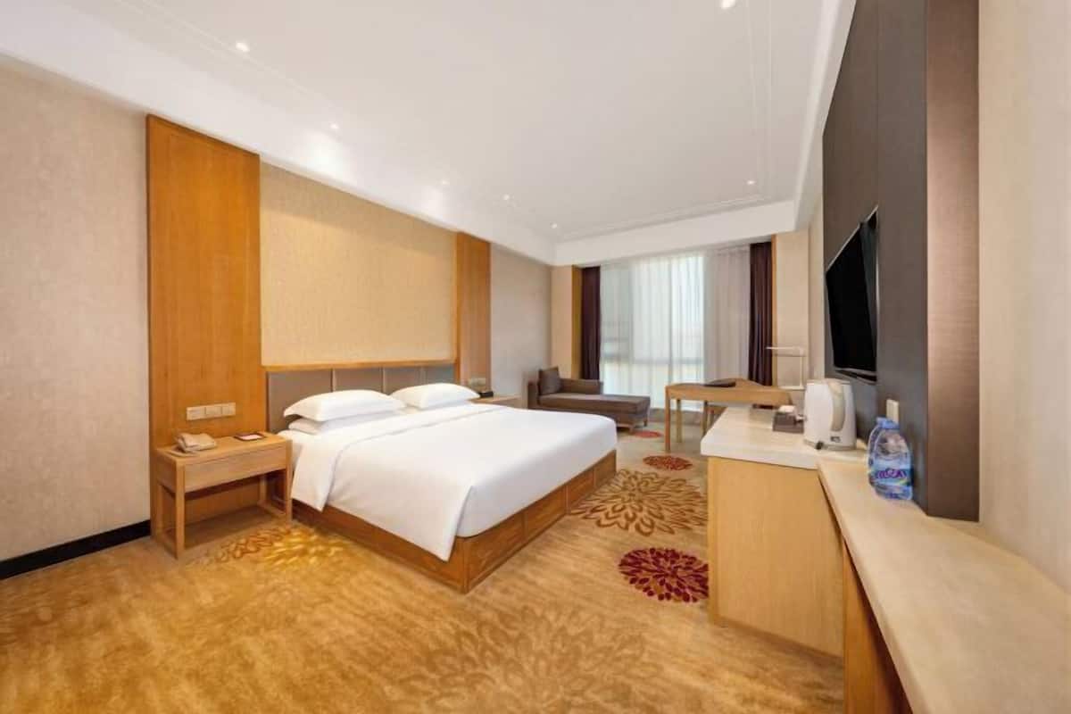 Schreibtisch, Verdunkelungsvorhänge, schallisolierte Zimmer