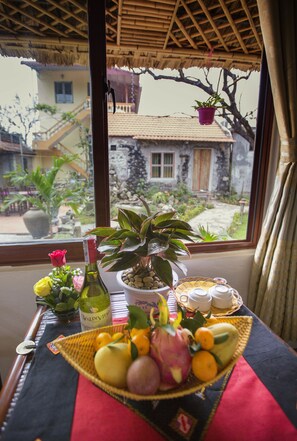Double Room | In-room dining - Tam Coc Palm House (Hoa Lu)