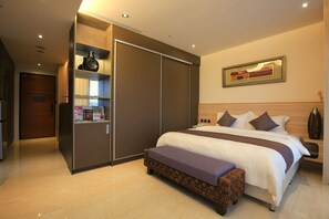 エグゼクティブ ダブルルーム クイーンベッド 1 台 浴槽 タワー | 部屋からの景観