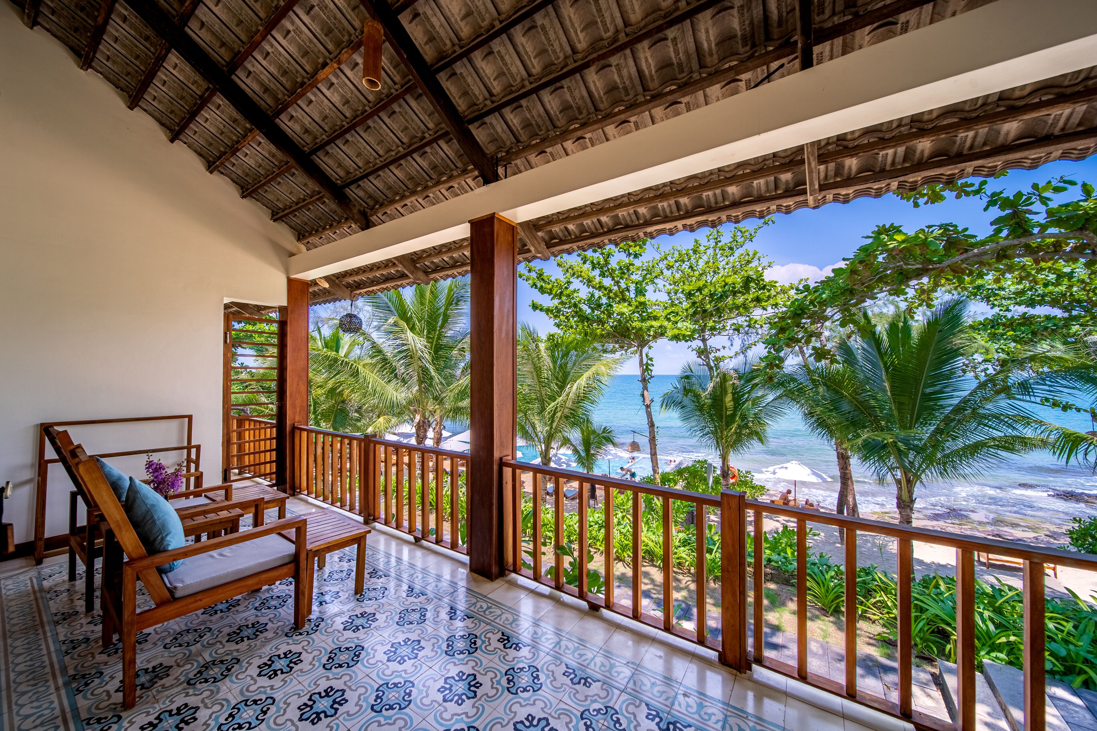 Villa, frente a la playa | Vistas al mar