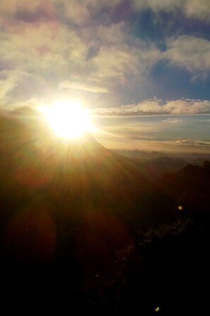 Vista a la montaña