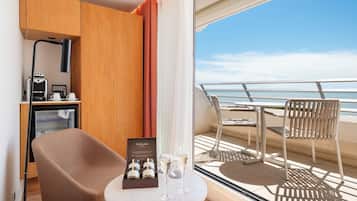 Suite Junior, balcon, vue mer