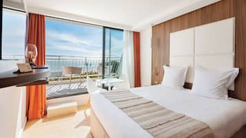Doppelzimmer, Balkon, Meerblick