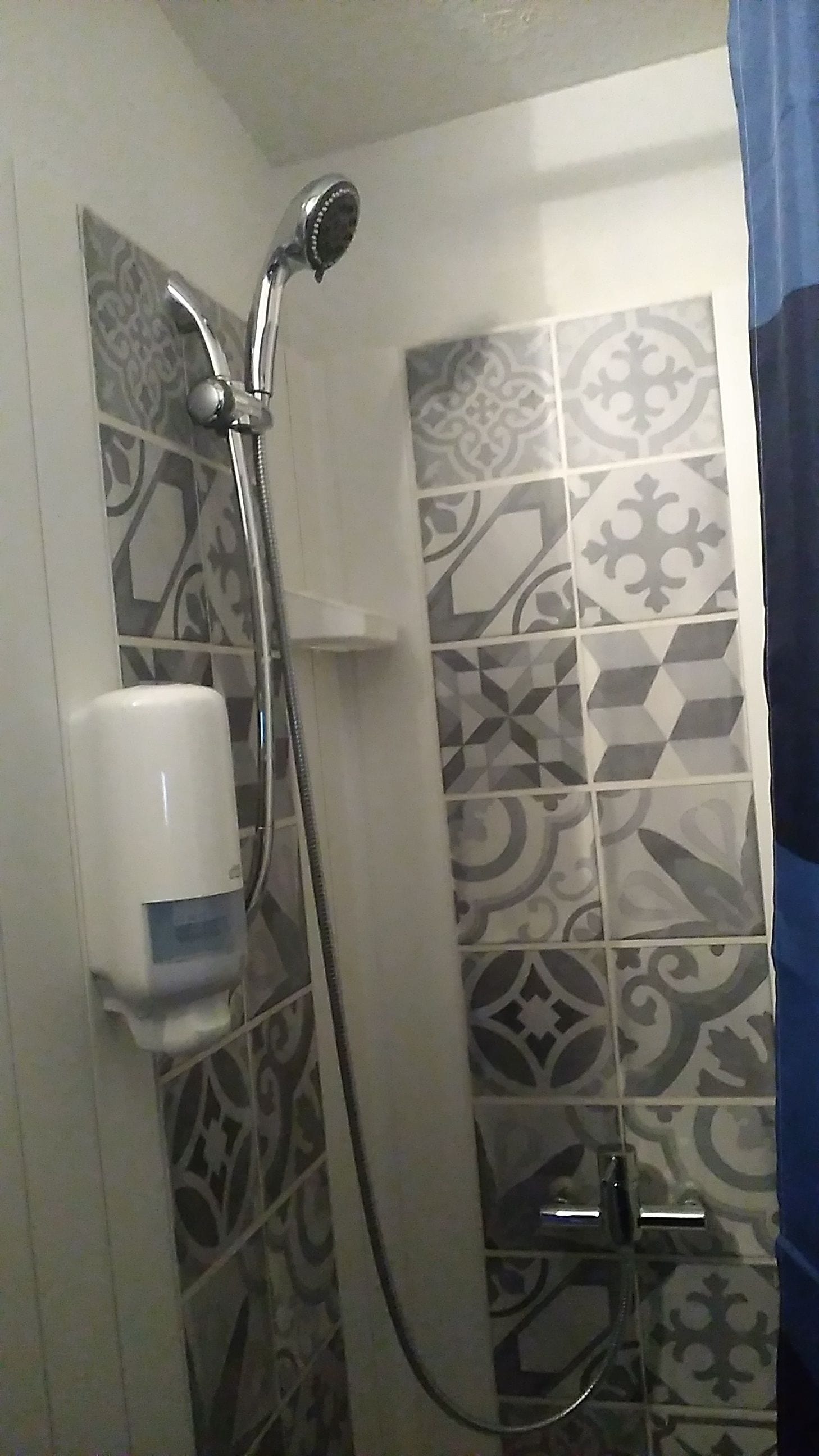 Dusj på badet